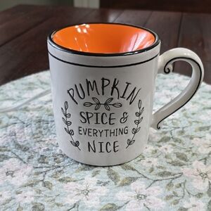 Scentsy White Pumpkin Spice Ceramic Mug